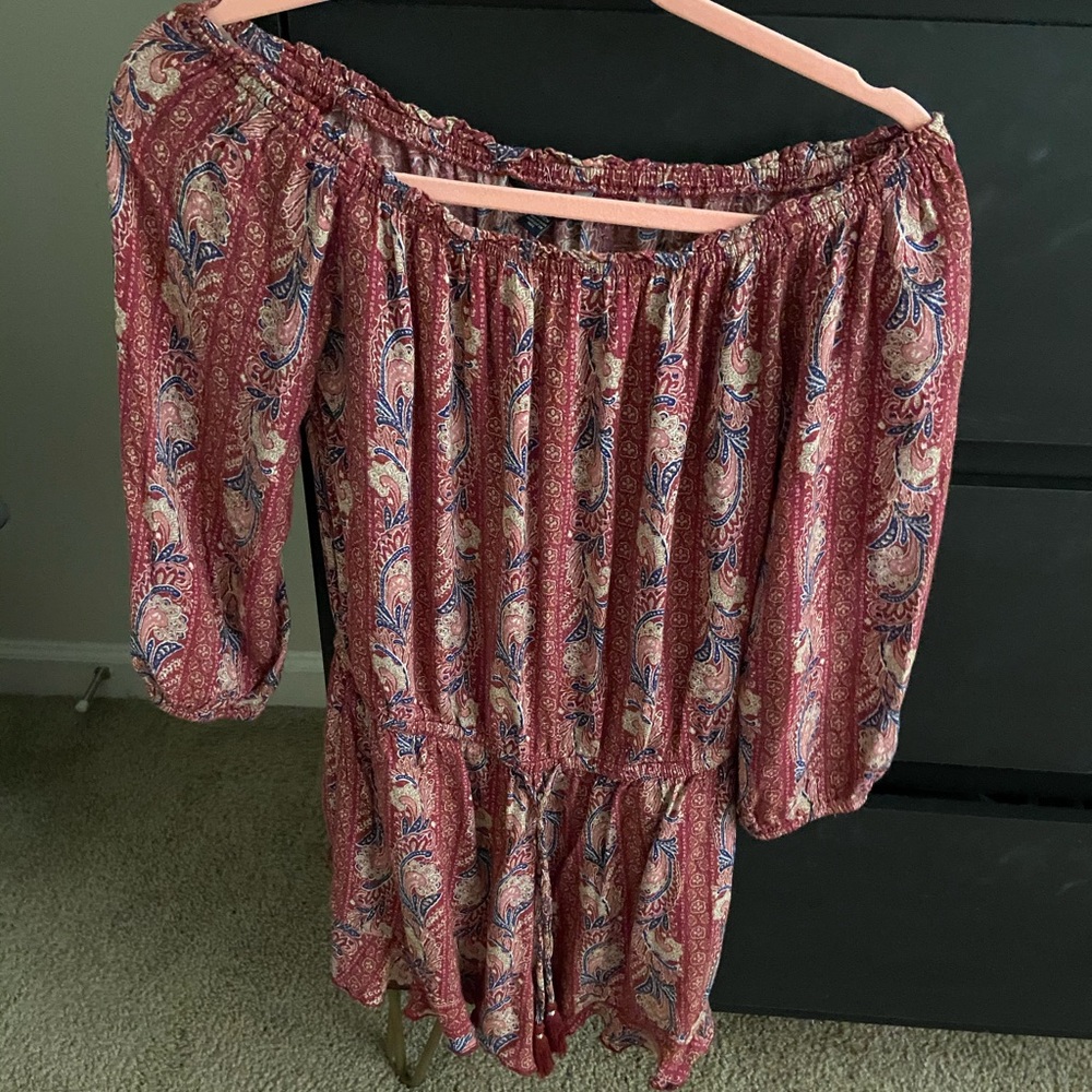 Off the shoulder romper